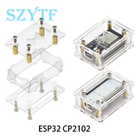 NodeMcu Lua 2102 340G ESP8266CH340 Placa de Desarrollo IoT con Carcasa Protectora de Acrílico Transparente para Uso Informático, Fabricada en China Continental