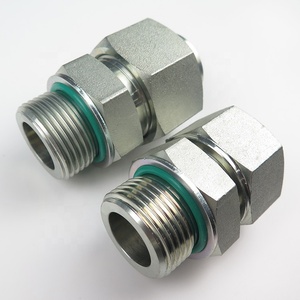 Adaptateurs de tuyaux hydrauliques en acier au carbone galvanisé 2C/2D-W - Product Image 2