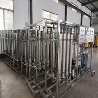 Équipement de traitement de l'eau déionisée RO+EDI industriel, machine à eau ultra pure personnalisée pour les processus de production d'énergie nouvelle