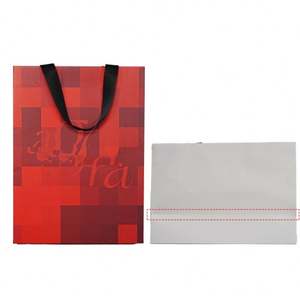 Bolsa de Regalo Reciclable con Logotipo Personalizado y Borde de Color - Product Image 2