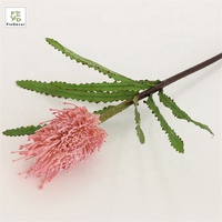 Alat peraga fotografi rumah ruang tamu bunga buatan bunga Banksia 68cm sutra gaya Ins
