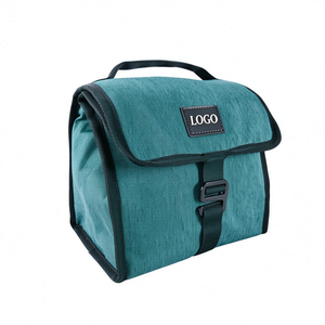 Sac isotherme portable personnalisé OEM pour repas, petit format, avec double poignée, étanche, écologique, en tissu 600D - Product Image 5