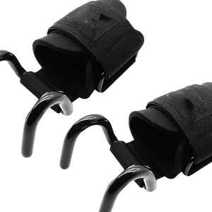 Crochets de levage de poids en néoprène antidérapants de haute qualité fabriqués en usine, crochets de levage de poids sur mesure de nouvelle conception pour la salle de sport - Product Image 2