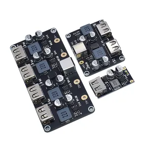 USB QC 3.0 QC 2.0 DC-DC Buck Converter Lade-Step-Down-Modul 6-32V 9V 12V 24V auf schnelle Schnell lade platine 3V 5V 12V