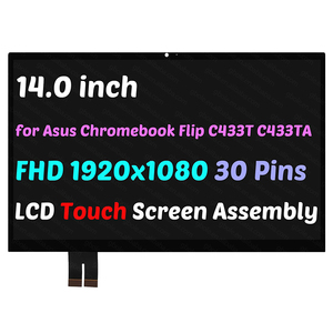 หน้าจอสัมผัส LCD ขนาด 14 นิ้ว สำหรับ <span class=keywords><strong>Asus</strong></span> <span class=keywords><strong>Chromebook</strong></span> Flip C433 C433T C433TA C425TA FHD ชุดเปลี่ยนหน้าจอ - Product Image 1