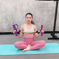 Banda Elástica Reductora de Resistencia para Abdomen, Cintura, Brazos, Piernas, Ejercicio, Fitness, Yoga, Pedal, Entrenamiento Corporal, Antideslizante