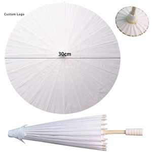 Elegant Solid Color <b>Paper</b> Carving Craft Umbrella, 84cm Diameter, Perfect for Business Gifts - Product Image 6
