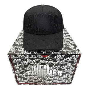 Ban đầu màu đen EL barbas hat thêu cổ điển Mũ bóng chày tùy chỉnh cong vành barbas gorras da lộn có thể điều chỉnh Dandy cap - Product Image 1