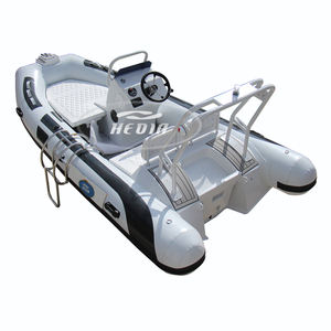 CE 14 pies-Barco de aluminio soldado, pvc, hypalon v, rib de casco de aluminio schlauchboot gomone 430 - Product Image 3