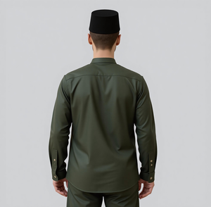 Malaysia Supplier Jubah Women Moden Pleated Hooded Ironless Kain Sejuk Raya 2025 Regular Fit Casual Autumn B2B Ready Stock - Product Image 3