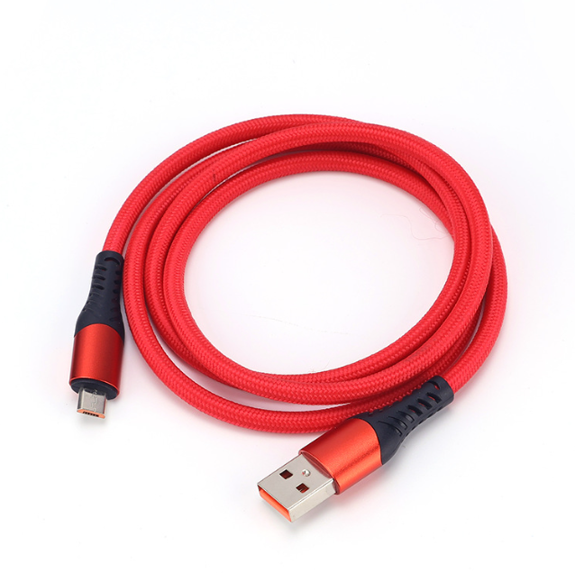 1m Braid Micro Usb 5pin Male to USB 2.0 a Male 3A Power Charge Cable