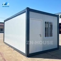 Zhongnan Maison Mobile Modulaire 2 3 Chambres à Coucher Petite Maison Portable Salle de Bains Cuisine Maison Préfabriquée Conteneur avec Toilette