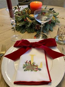 Handmade Embroidered Linen Cotton Absorbent Table Napkin & <b>Tea</b> <b>Towel</b> for Home Kitchen Dining Wedding Party Accessories - Product Image 6