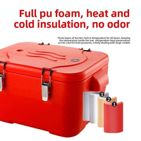 4-teiliges Set 20L/25L/35L/50L Catering Speisenwärmer Isolierte Thermobehälter für Outdoor-Veranstaltungen