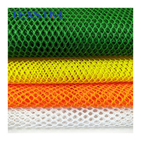 Tissu en maille filet rigide 300D 100 % polyester tricoté warp, léger et antistatique, pour sacs à linge et doublures de vêtements