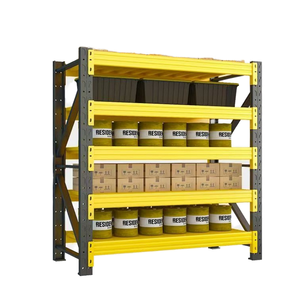 Sistema de Estanterías de Almacenamiento de Acero de 5 Niveles para Trabajo Pesado, Venta al por Mayor de Fábrica, Estanterías de Almacenamiento de Palés - Product Image 1