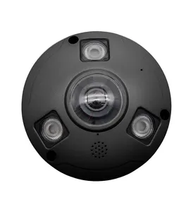 มินิ 5MP 360 องศามาโนรามา Fisheye กล้องวงจรปิดกล้องเฝ้าระวังในร่มการมองเห็นได้ในเวลากลางคืน POE IP ซ่อนกล้องรักษาความปลอดภัยเครือข่าย