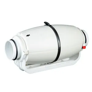 2022 Hot Sales Steel High Temperature Exhaust Blower 4'' Ventilation Duct Inline Fan with Filter