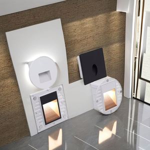 Modern Outdoor <b>LED</b> Wall Lamp IP 65 Waterproof Aluminum Step <b>Light</b> <b>Corner</b> Wall <b>Light</b> Stair Lighting Fixture - Product Image 3