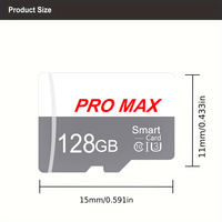 Kartu SD Mini Kelas 10 Logo Kustom Asli 32GB/64GB/128GB/256MB Kapasitas Tinggi untuk Ponsel