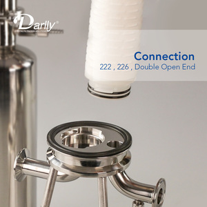 <span class=keywords><strong>Daryl</strong></span> 304/316L Boîtier de filtre Mécanicien poli à l'état neuf avec entrée et sortie 1 \ "Remplace les manomètres Pall/3M/Filtrox - Product Image 3