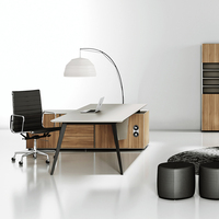 Design moderno di lusso personalizzato Executive Manager Desk MFC tavolo da ufficio stile scrivania esplorare spazio di lavoro marchio garanzia di 3 anni