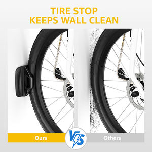 Support de vélo vertical JH-Mech pour économiser de l'espace, support de vélo mural pivotant pouvant supporter jusqu'à 66 livres - Product Image 6