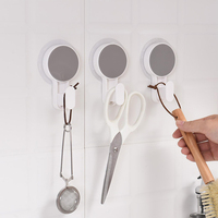Gancho Adhesivo de Pared Multifuncional y Ecológico FEIGOU, Certificado por SEDEX, Material PS, Color Blanco, Carga de 1-3 kg