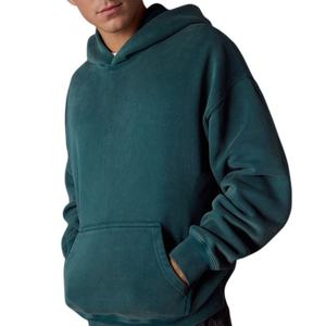 Sweat à capuche sportif brodé OEM de haute qualité, imperméable, coupe-vent, écologique, broderie 3D pour l'hiver - Product Image 5