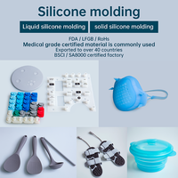 Moulage par injection de silicone de qualité alimentaire FDA/LFGB pour produits d'extérieur, OEM/ODM personnalisé, écologique, facile à nettoyer