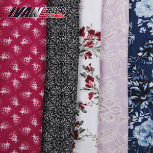 Tissu <span class=keywords><strong>jersey</strong></span> à imprimé Floral pour robe, coton simple et durable, vintage, motif Floral, personnalisé, - Product Image 1