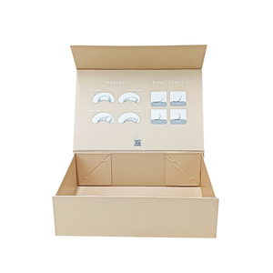 Caja de Embalaje Magnética Negra Grande Personalizada Reciclable con Tapa Cerrada, Grabado en Relieve, Laminación Mate, Forro de Esponja, Logotipo Impreso, Cajas de Regalo - Product Image 3