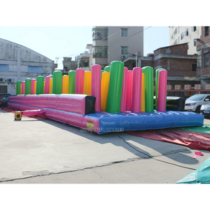 เครื่องกีดขวางเป่าลมสำหรับผู้ใหญ่ รูปทรงเสาสูง 20 เมตร ผลิตจากวัสดุคุณภาพสูง สำหรับงานวิ่งเป่าลมกลางแจ้ง - Product Image 3