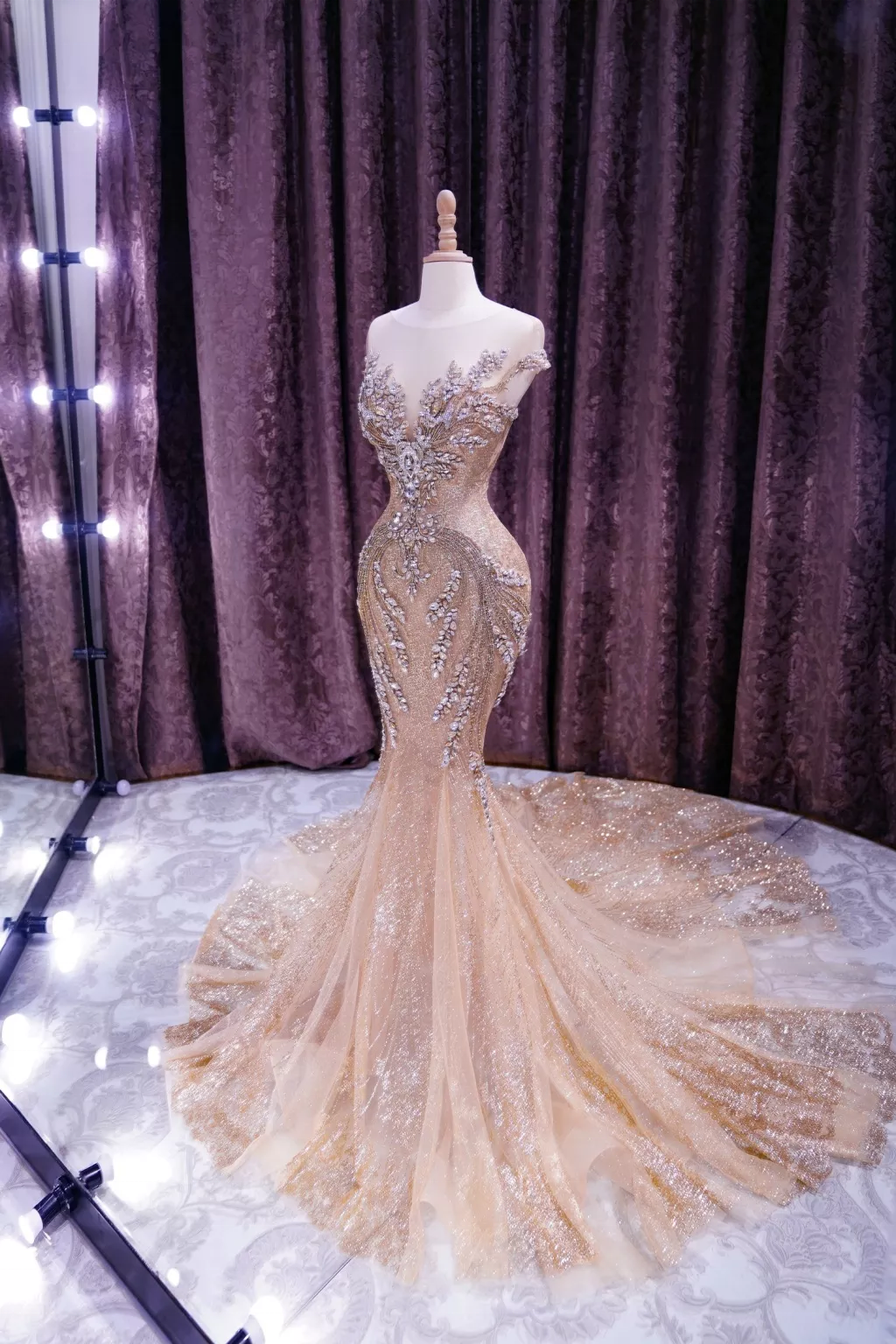 slim fit dress slacks Gorgeous Spaghetti-Straps Sequins Prom Dress Mermaid Sleeveless main image 0