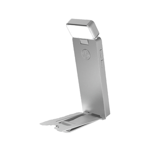 Custom Color Clip LED Foldable Book Light Voice Control Rechargeable Portable Reading Mini <b>Lamp</b> 2700K Soft Warm White 80 Ra OEM - Product Image 3