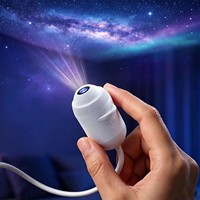 Nouveau modèle 2026 Décoration de chambre d'enfant Portable Mini USB Alimenté 360 °   Lampe projecteur d'étoiles LED rotative Galaxie