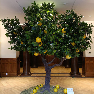 Árbol de Limón Artificial Grande Personalizado para Exteriores, de Alta Calidad, Anti-UV, Planta Artificial <span class=keywords><strong>Gigante</strong></span>, Suministros de Plantas Verdes - Product Image 1