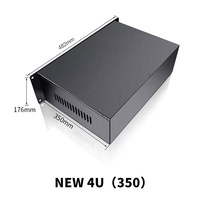 Boîtier en tôle 19 pouces 4U, châssis de protection pour serveur, boîtier de serveur en rack, châssis de serveur pour montage en rack, boîtier de serveur PC en rack