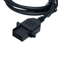 Câble d'extension OBD Volvo mâle-femelle 16 broches, câble adaptateur d'outil de diagnostic OBD2 alimenté, universel