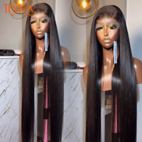 Perruque bouclée en cheveux humains 5*5 13*6 pré-coupée avec dentelle HD, sans colle, prête à porter, 100% cheveux vierges bruts, sans colle ni gel, fournisseur d'usine