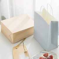 Les sacs de transport en papier kraft brun alimentaire de boulangerie à emporter pour le café à emporter ont imprimé votre propre logo