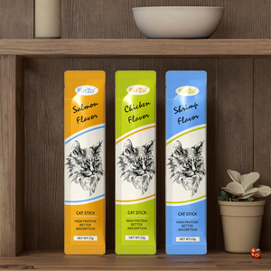 Golosinas Cremosas para Gatos con Carne Orgánica Personalizables <span class=keywords><strong>de</strong></span> 15g, Ingredientes Naturales <span class=keywords><strong>de</strong></span> Mariscos, Producto Más Vendido - Product Image 1