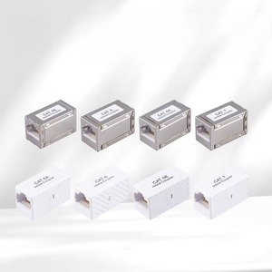 Fangbei โมดูลตัวเชื่อมต่อสายเคเบิลเครือข่ายไฟฟ้าแบบคู่ทำจากสังกะสีอัลลอย <span class=keywords><strong>Cat5e</strong></span> รุ่นที่6/7th พลาสติก RJ45 Cat6 - Product Image 4