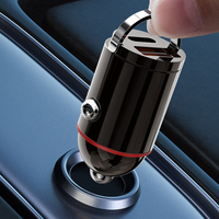 Chargeur de voiture USB C 60W à 2 ports [30W PD PPS QC 3.0] en alliage d'aluminium, prise allume-cigare USB rapide pour Google et Xiaomi – Offre Spéciale