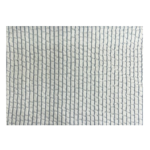 Tela Teñida en Hilo, 83% Algodón, 17% Sorona, Tejido Seersucker, 50 Pulgadas de Ancho, 220GSM, Tejido Sostenible - Product Image 1