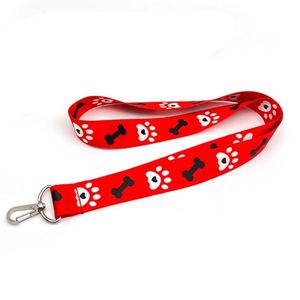 Customized Double-Sided Silk Screen Logo Polyester Work ID Lanyard Custom Thermal Transfer Hanging Neck <b>Phone</b> Card Office Gifts - Product Image 1