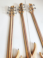 Guitare basse électrique 4 cordes, 5 cordes, 6 cordes, guitare basse électrique de haute qualité avec manche traversant le corps, micros actifs