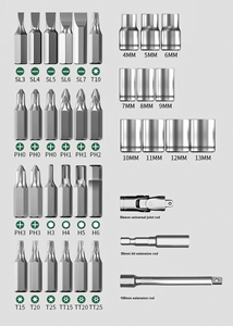 Juego de 40 Puntas de Destornillador de Seguridad Multiusos, Acero al Cromo Vanadio, Surtido Universal con Estuche de Almacenamiento para Bricolaje en el Hogar - Product Image 3