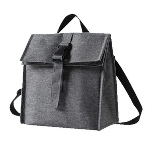 Sac à déjeuner isotherme en tissu Oxford, grande capacité, pour étudiants et employés de bureau, sac Bento, noir, gris, bleu marine - Product Image 5