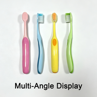 Brosse à dents manuelle pour enfants, poils ultra doux, poignée antidérapante, brosse à dents pour enfants pour le nettoyage buccal quotidien